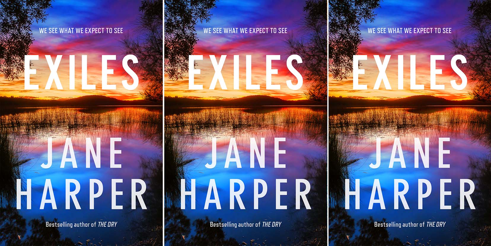 Australian and New Zealand cover for Jane Harper's Exiles